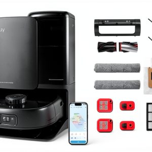 Eufy E25 Omni Robot Vacuum Mop Self Empty Self Wash-0