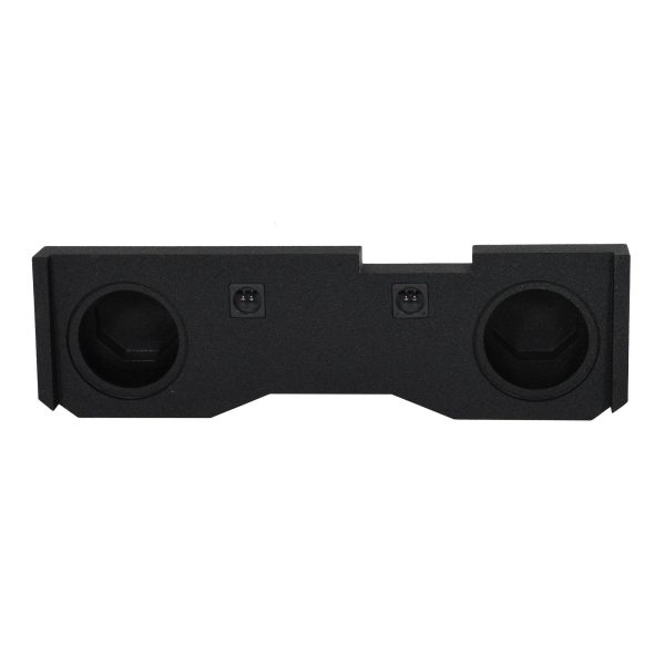 QPower Dual 10 Sub Box Chevy Silverado GMC Sierra Crew Cab-2