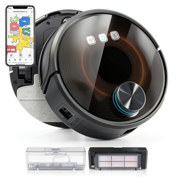 Anysun L8 Robot Vacuum Mop LiDAR Navigation Pet Hair-6