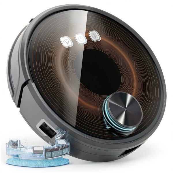 Anysun L8 Robot Vacuum Mop LiDAR Navigation Pet Hair-8