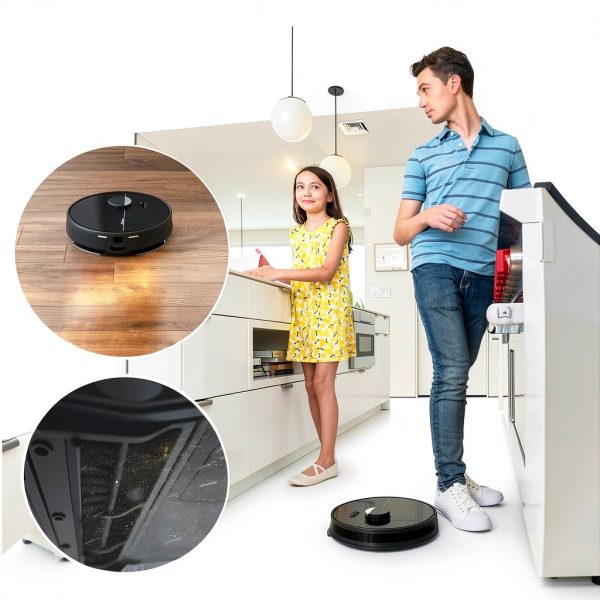bObsweep Dustin Robot Vacuum Mop QSLAM Navigation Pet Hair-5