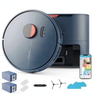 bObsweep Dustin Robot Vacuum Mop Auto Empty Dock Navy-0