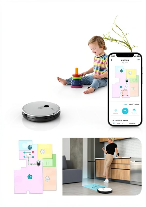 yeedi Vac Station Robotic Vacuum Smart Ultra-slim Design-4