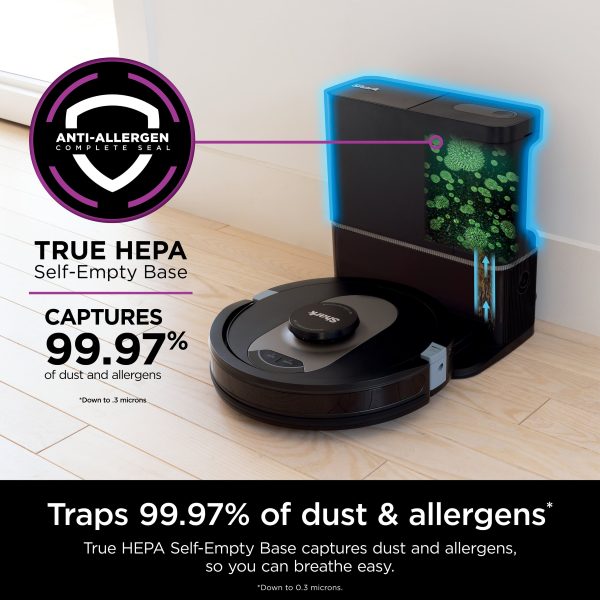 Shark AI Ultra Robot Vacuum Self Empty HEPA Matrix Clean-12