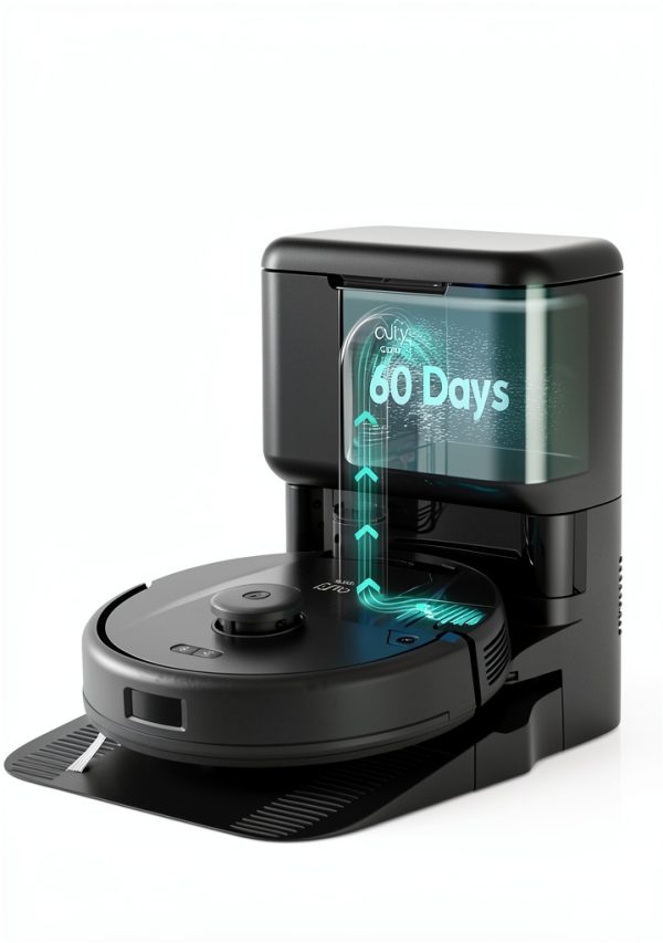 eufy L60 Robot Vacuum Self Empty Station Hair Detangling-2