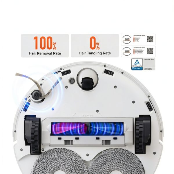 Roborock Qrevo Curv 5A1 Robot Vacuum Mop Pet Hair Friendly-2