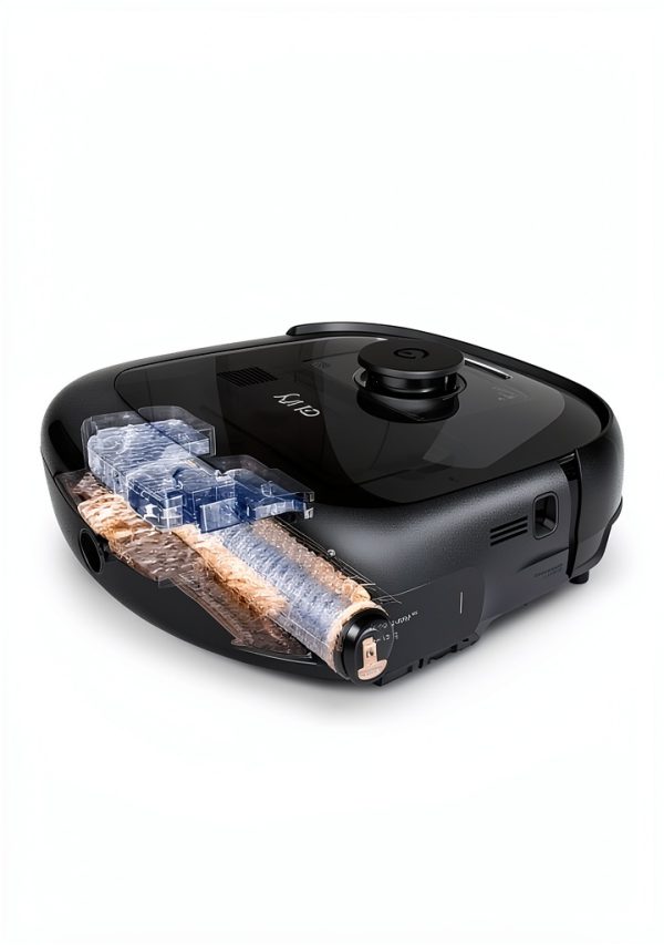 Eufy E25 Omni Robot Vacuum Self Cleaning Station Black-2