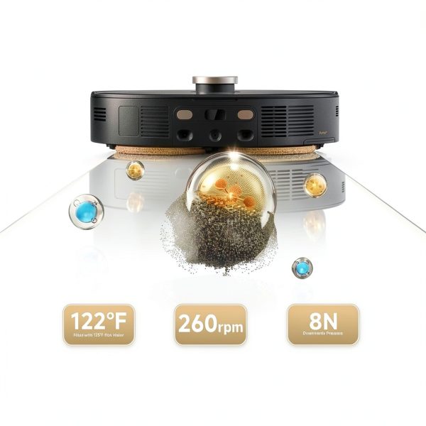MOVA V50 Ultra Complete Robot Vacuum Mop Pet Hair Friendly-7