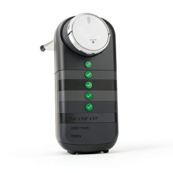 SereneLife Robot Vacuum Mop Combo Smart App Control Black-1