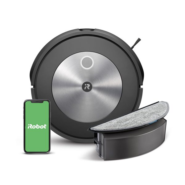 iRobot Roomba Combo j5 Robot Vacuum and Mop Graphite-0