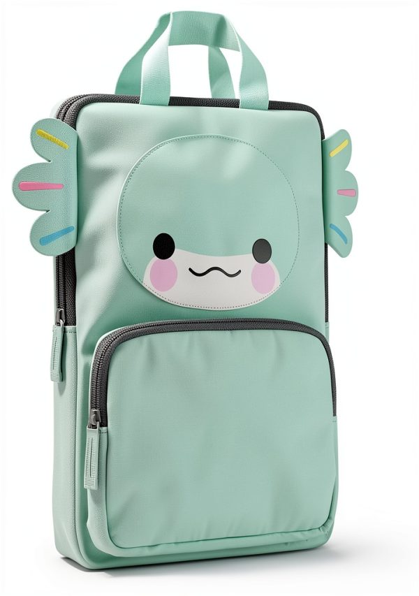 Axolotl Kids Tablet Case Durable Polyester Travel Storage-5