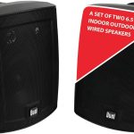 Dual LU63PB 6.5 Inch 3 Way Outdoor Indoor Speakers-0