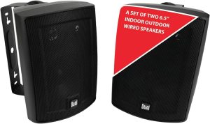 Dual LU63PB 6.5 Inch 3 Way Outdoor Indoor Speakers-0