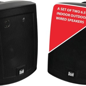 Dual LU63PB 6.5 Inch 3 Way Outdoor Indoor Speakers-0
