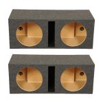 QPower QBASS Dual 12 Inch Car Subwoofer Enclosure Box-0