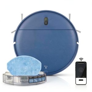 HOM Smart Robot Vacuum Cleaner Mop WiFi App Control Multiple-0