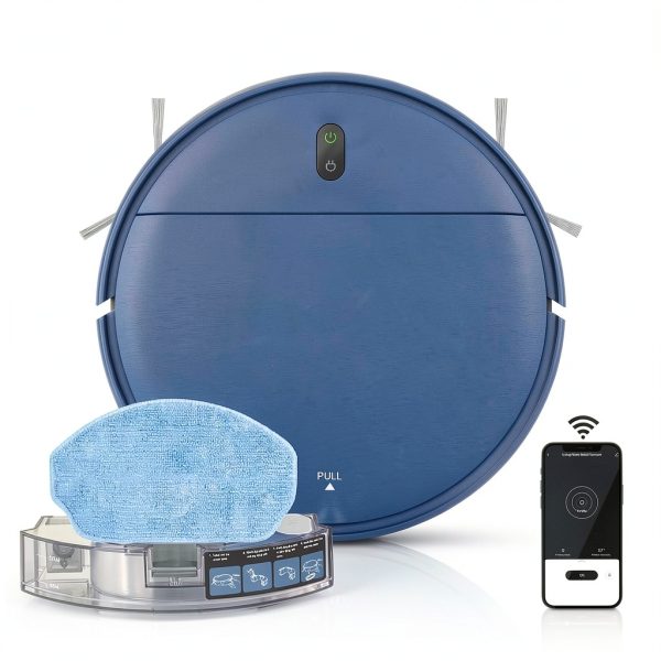 HOM Smart Robot Vacuum Cleaner Mop WiFi App Control Multiple-0
