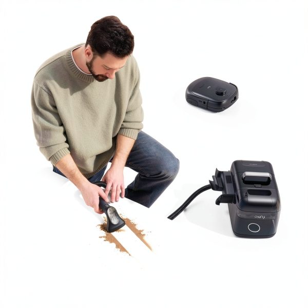 Eufy Robot Vacuum Omni E28 with Mop Pet Hair Self Cleaning-4