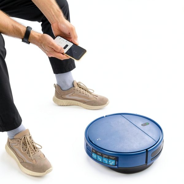 HOM Smart Robot Vacuum Cleaner Mop WiFi App Control Multiple-6