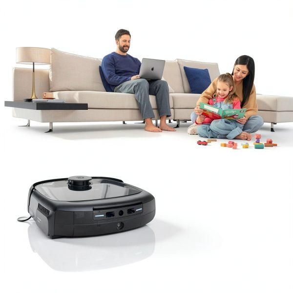 Eufy Robot Vacuum Omni E28 with Mop Pet Hair Self Cleaning-6