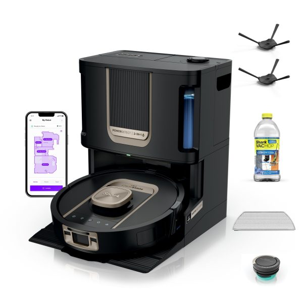 Shark PowerDetect ThermaCharged Robot Vacuum Mop Heated-0