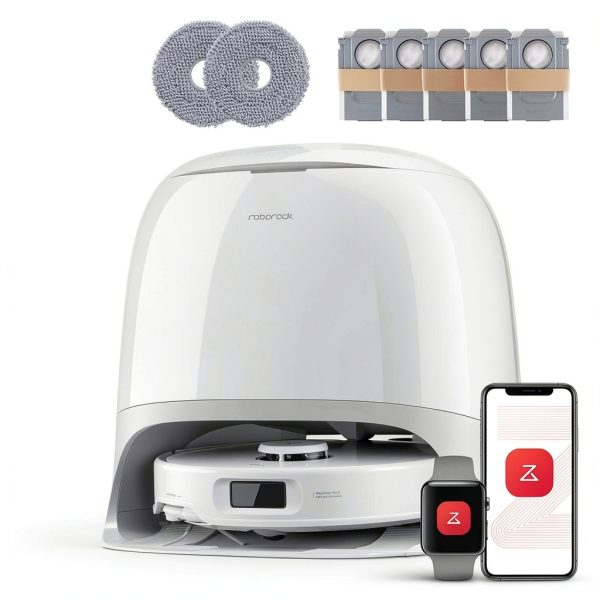 Roborock Qrevo Curv 5A1 Robot Vacuum Mop Pet Hair Friendly-1