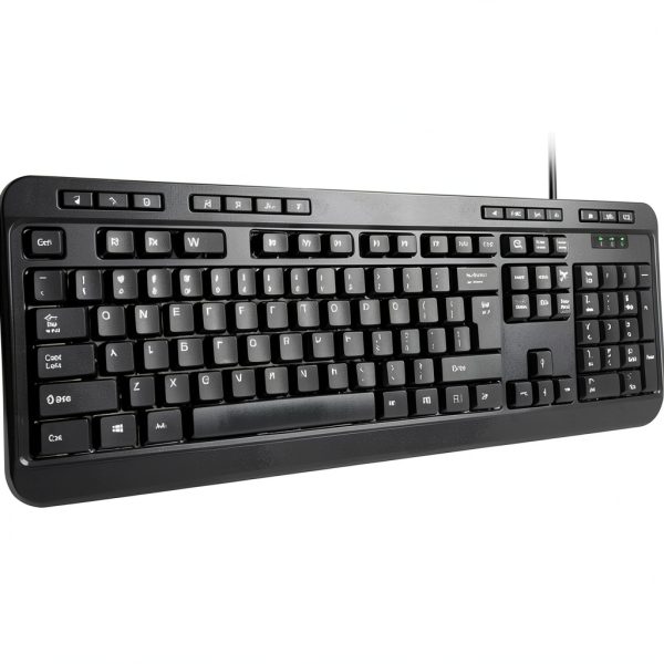 Adesso AKB-132 Multimedia Keyboard Spill-Resistant USB PS/2-4