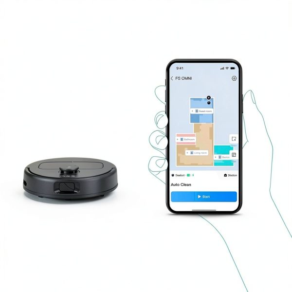 ECOVACS N30 PRO OMNI Robot Vacuum Mop Auto Cleaning Station-14