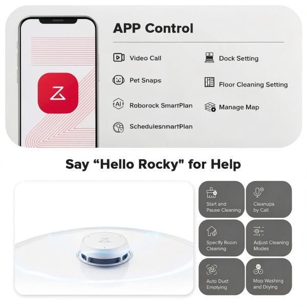 Roborock Qrevo Robot Vacuum Mop Self Washing Dock Voice-11