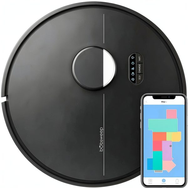 bObsweep Dustin Robot Vacuum Mop QSLAM Navigation Pet Hair-12