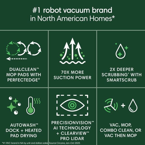iRobot Roomba 505 Combo Vacuum Mop AutoWash Dock LiDAR-1