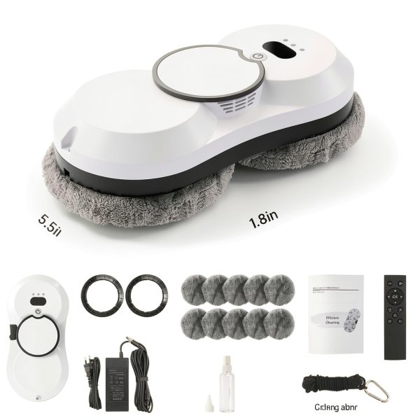 Pavo Window Cleaning Robot AI Path Planning 5600Pa Suction-1
