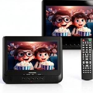 Memorex PDV200 Dual Screen DVD Player Bluetooth Transmitter-0