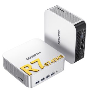 GEEKOM A8 Max Mini PC AMD Ryzen 7 8745HS Dual LAN Ports-0