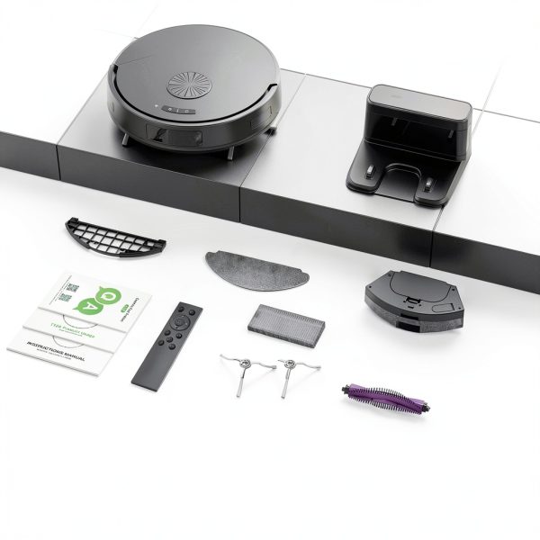 Teendow Robot Vacuum Mop App Control Pet Hair Self Charging-7