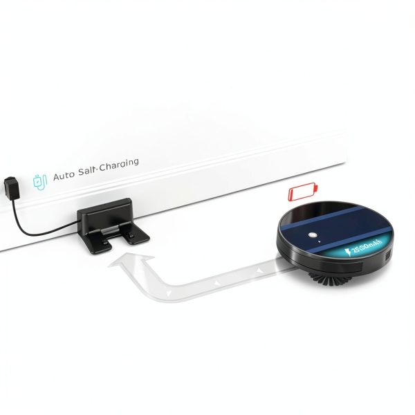 Anysun G6 Robot Vacuum Ultra Thin 1800Pa Suction Wi Fi-7