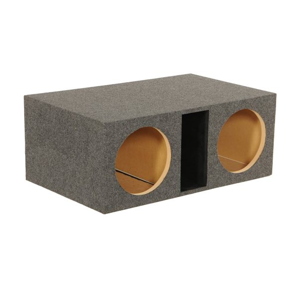 Q Power Dual 12 Vented Subwoofer Box Heavy Duty Bass-5