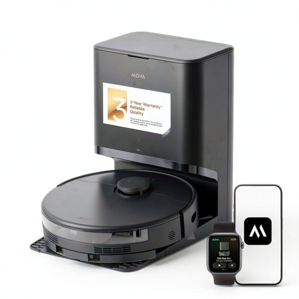 MOVA E30 Pro Plus Robot Vacuum 19000Pa Suction Auto Empty-0