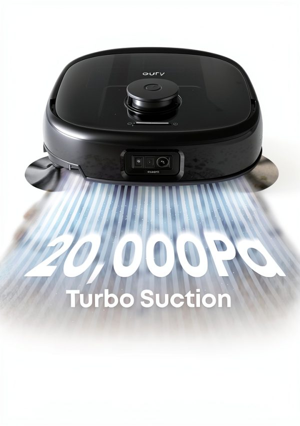 Eufy E25 Omni Robot Vacuum Self Cleaning Station Black-3