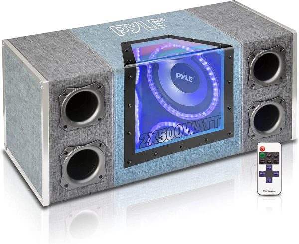 Pyle 10 Inch Subwoofer Deep Bass Bandpass Enclosure-0