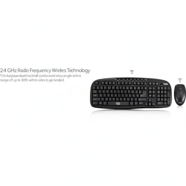 Adesso Wireless Desktop Keyboard Mouse Combo 2.4GHz-7