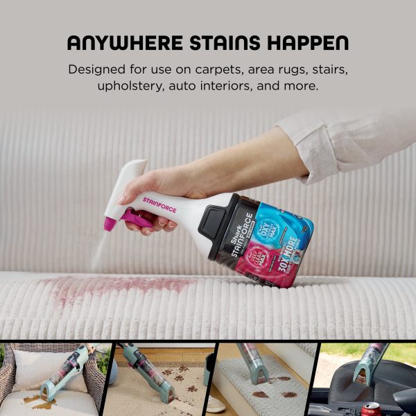 Shark StainForce Refill Cartridges Pet Safe Stain Remover-2
