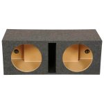 QPower Dual 15 Inch Vented MDF Subwoofer Sub Box Enclosure-0