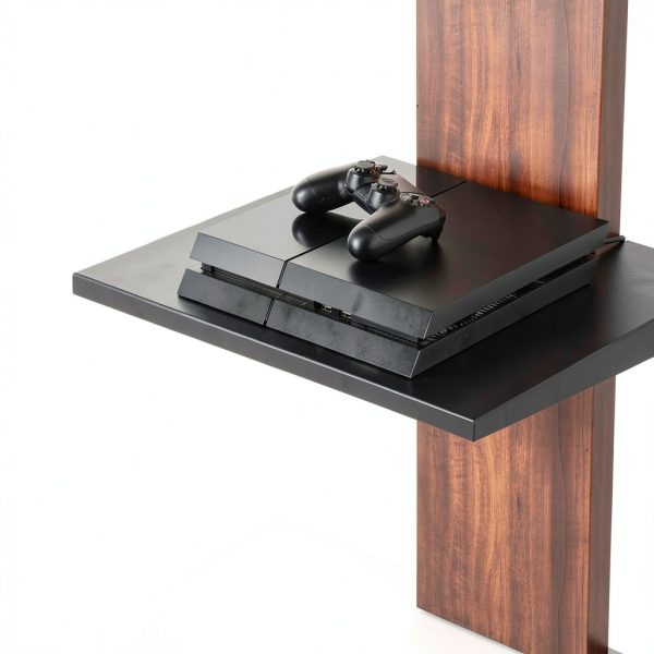 WALL Series V3 SW Steel Floating Entertainment Shelf Media-1