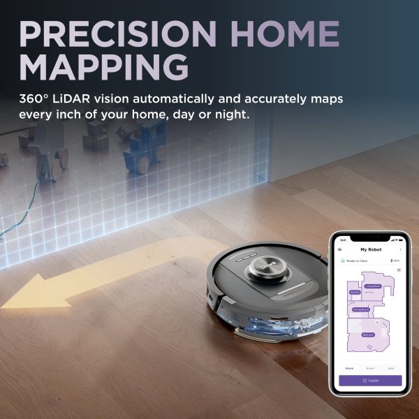 Shark PowerDetect Robot Vacuum Mop Self Emptying Pet-8