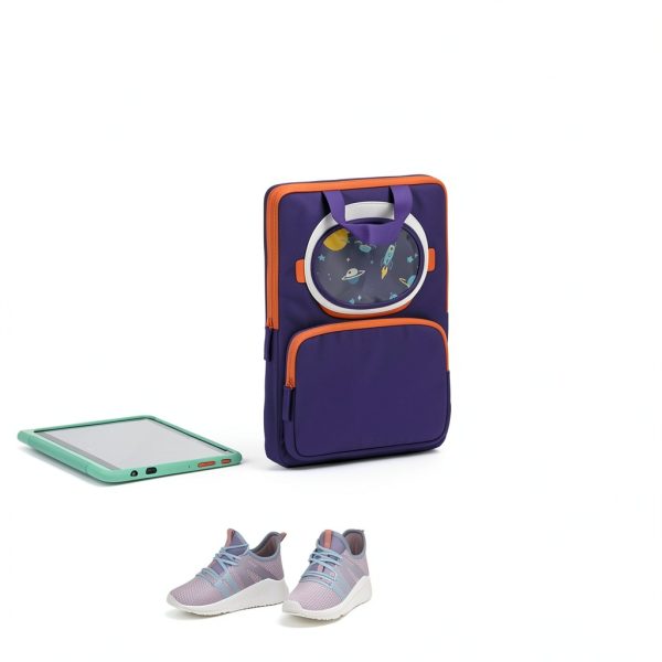 Kids Carrying Case Spaceman Tablet Storage Travel School-1
