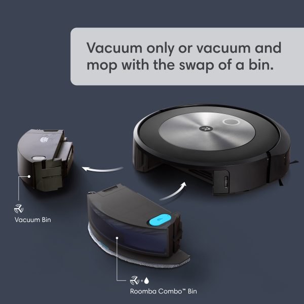 iRobot Roomba Combo j5 Robot Vacuum and Mop Graphite-1