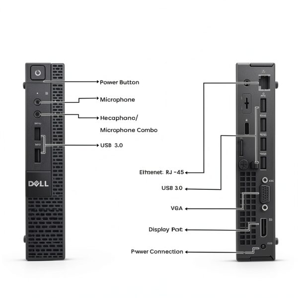 Dell Refurbished Desktop Intel i5 8GB SSD Home Office-3