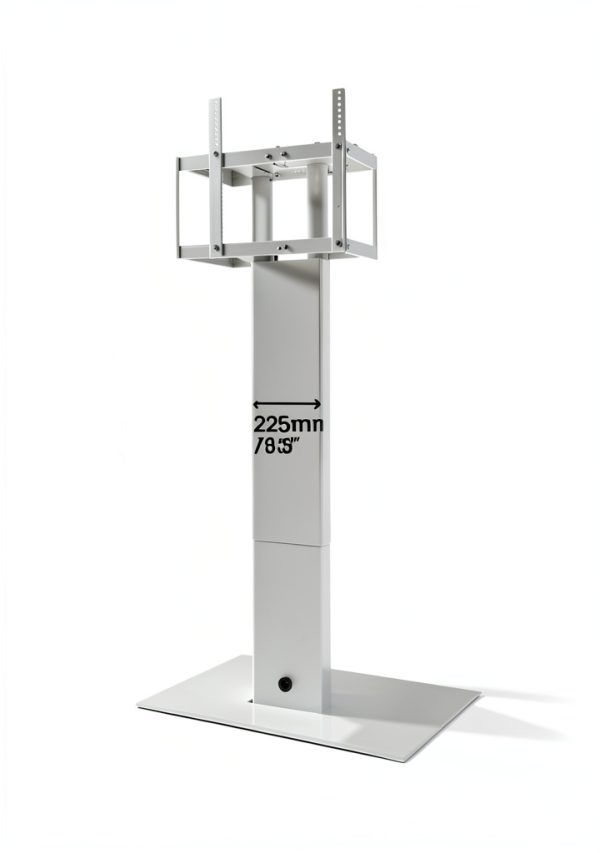 V3 SW TV Stand Universal Swivel Floor Mount Satin Black-2