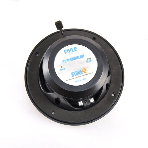 Pyle 6.5 Waterproof Marine Speakers 250W Outdoor Boats-7